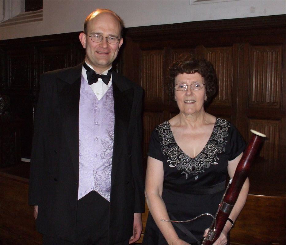 Lesley Wilson with accompanist David Smith