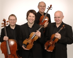 Michael Beeston with memebers of the Edinburgh Quartet